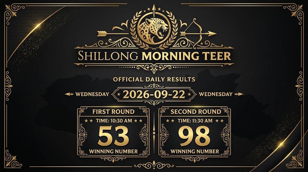 Shillong Morning Teer: Centre, Timings, Results and Important Information